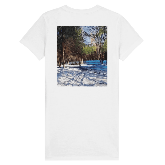 Outer space - Premium Womens Crewneck T-shirt - eduardgurevich S