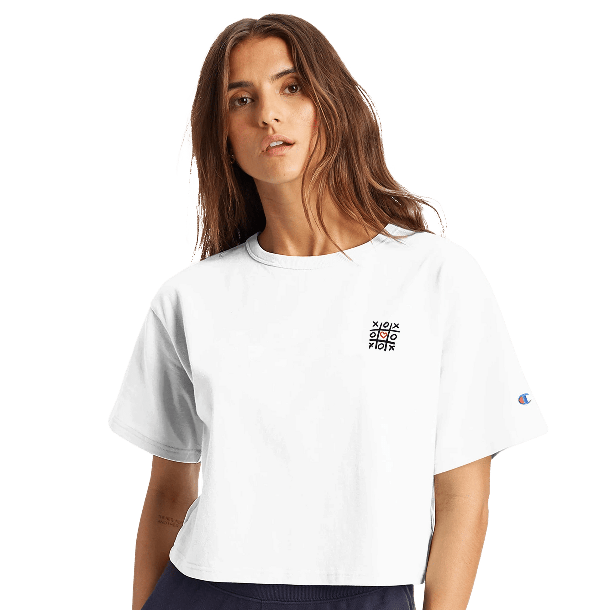 Outer space - Women's Cropped Heritage Crewneck T-Shirt | Champion T453W - eduardgurevich S
