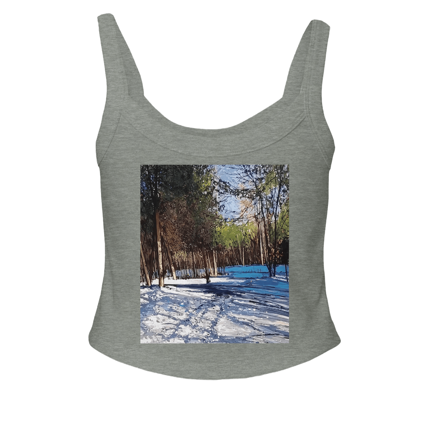 Outer space - Women's Micro Ribbed Scoop Tank | Bella + Canvas 1012BE - eduardgurevich S