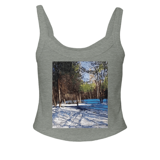 Outer space - Women's Micro Ribbed Scoop Tank | Bella + Canvas 1012BE - eduardgurevich S