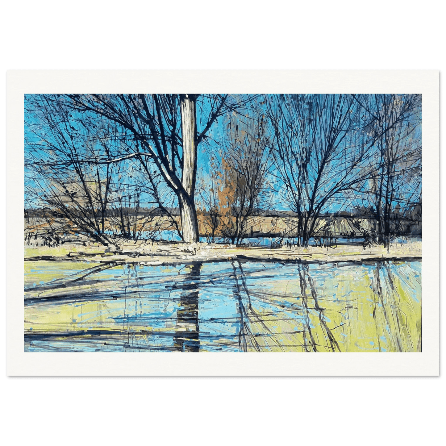 Peace and sunlight - Museum - Quality Matte Paper Poster - eduardgurevich A0 (84.1 x 118.9 cm)