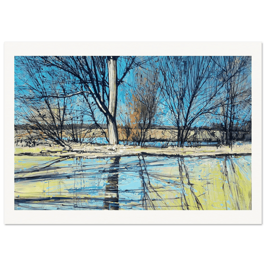 Peace and sunlight - Museum - Quality Matte Paper Poster - eduardgurevich A0 (84.1 x 118.9 cm)