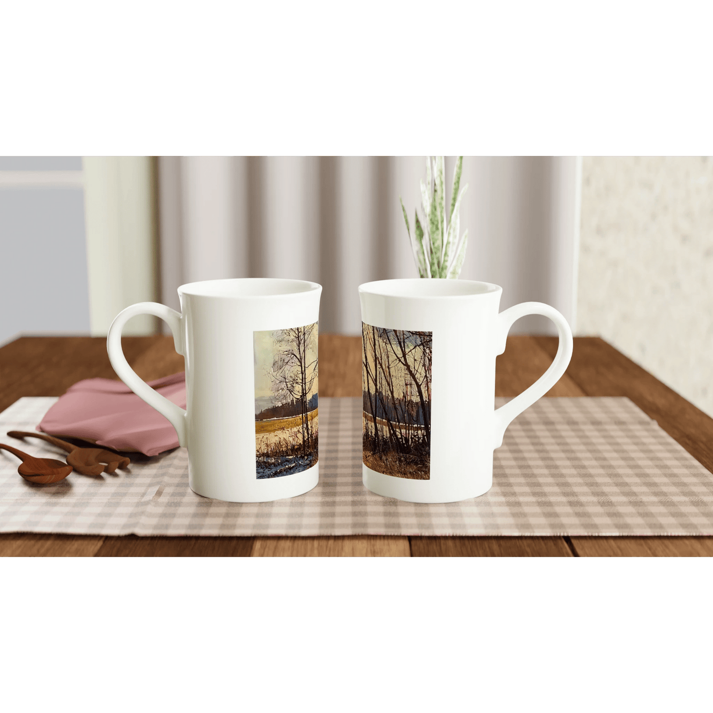 Promise - White 10oz Porcelain Slim Mug - eduardgurevich