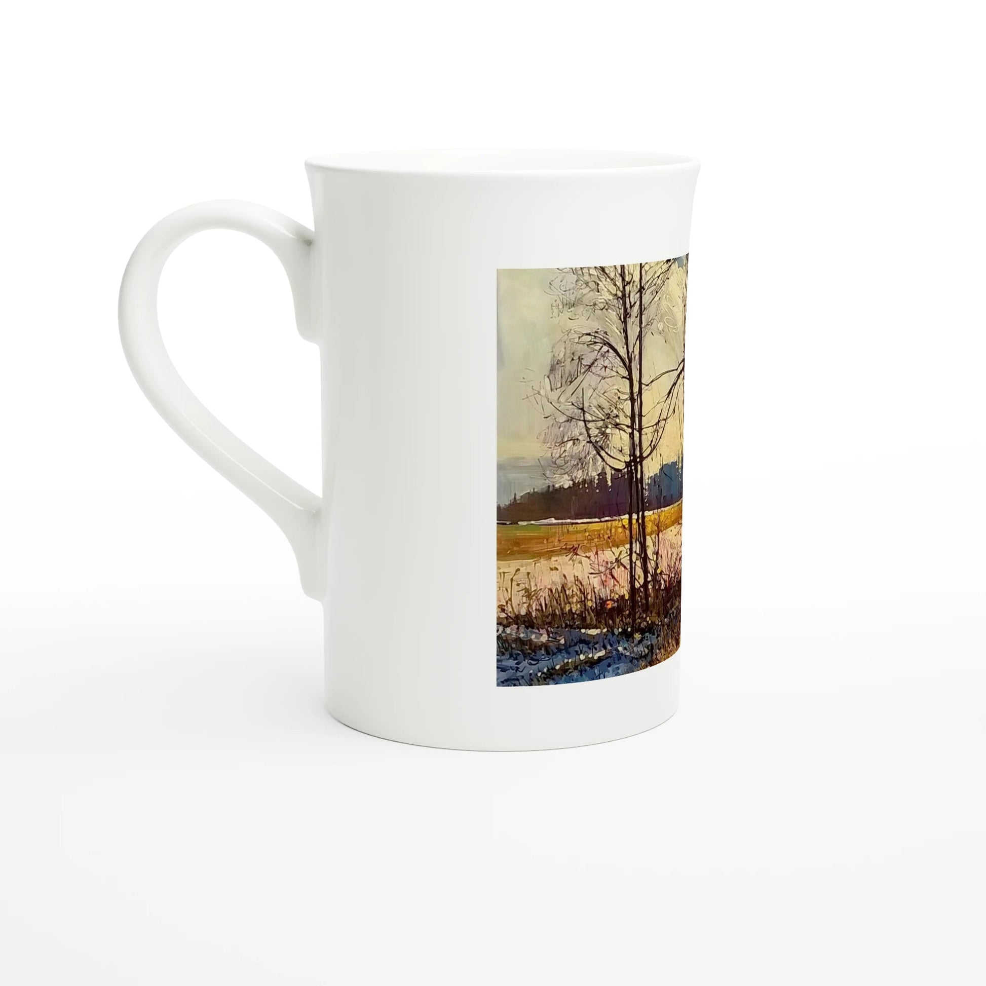 Promise - White 10oz Porcelain Slim Mug - eduardgurevich