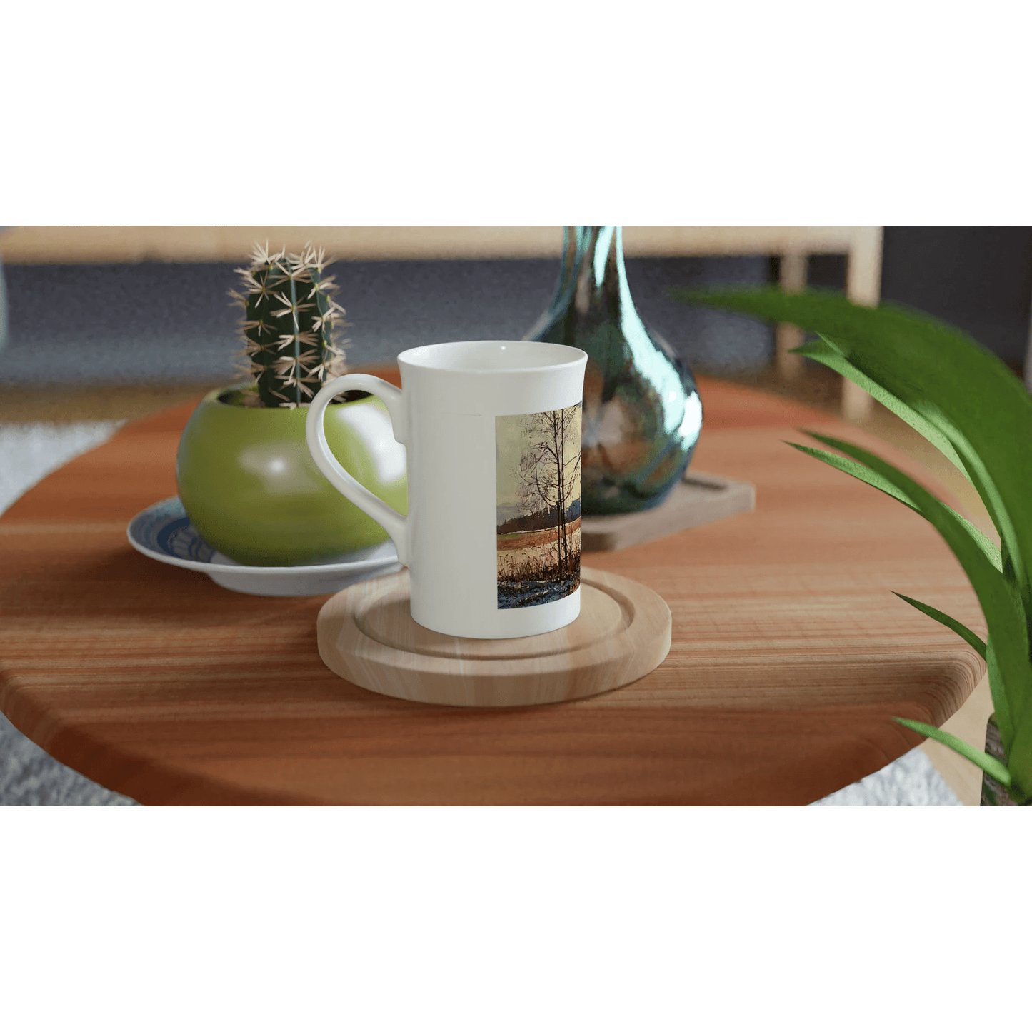 Promise - White 10oz Porcelain Slim Mug - eduardgurevich