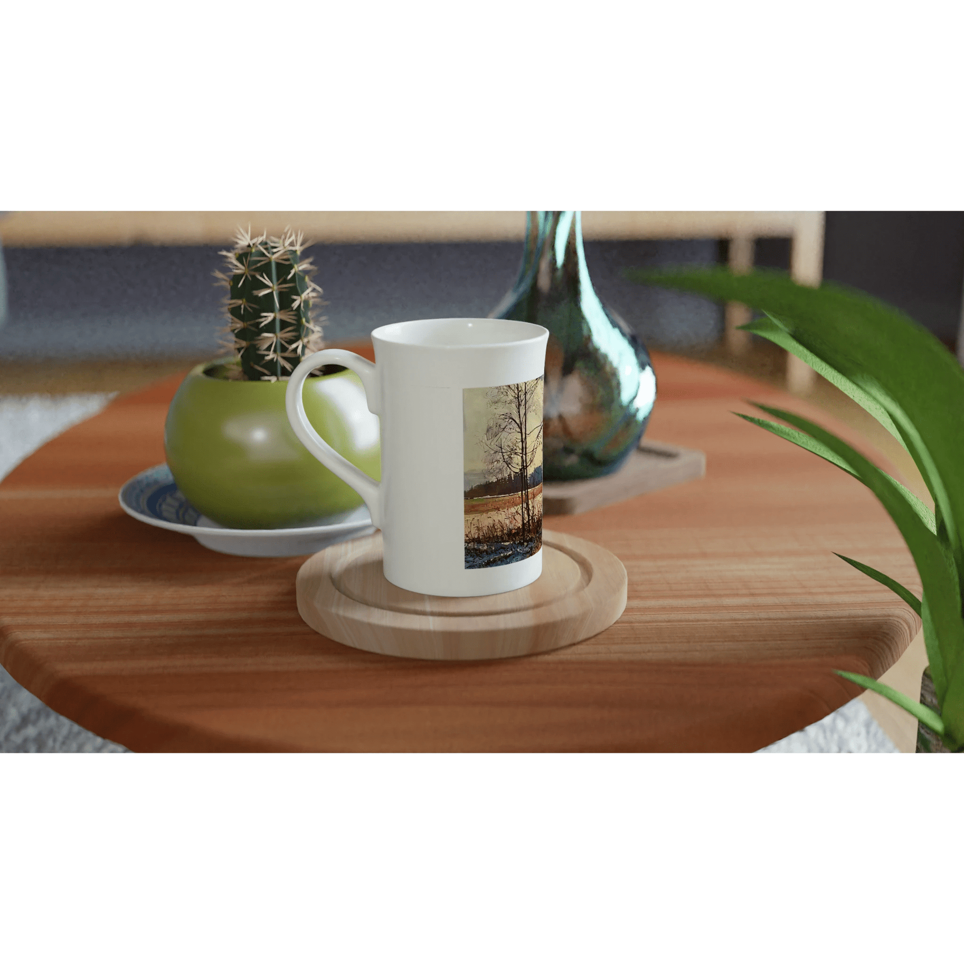 Promise - White 10oz Porcelain Slim Mug - eduardgurevich