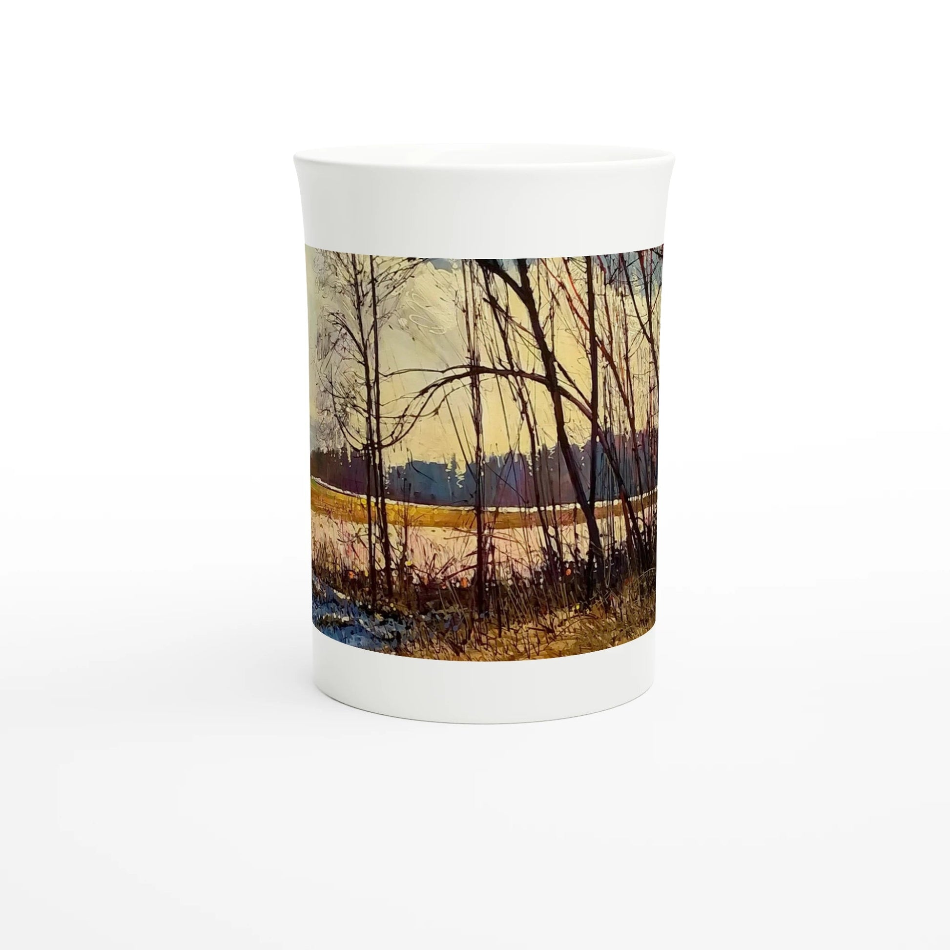Promise - White 10oz Porcelain Slim Mug - eduardgurevich