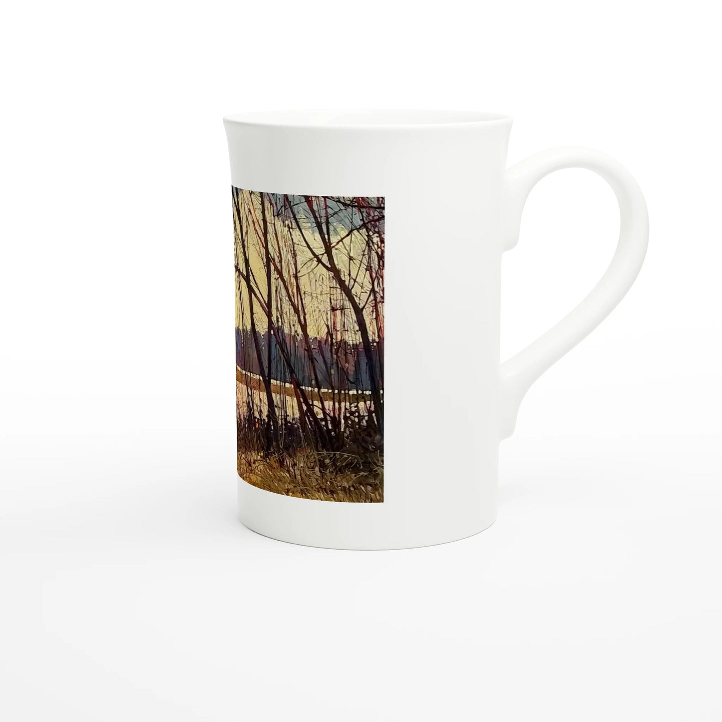 Promise - White 10oz Porcelain Slim Mug - eduardgurevich