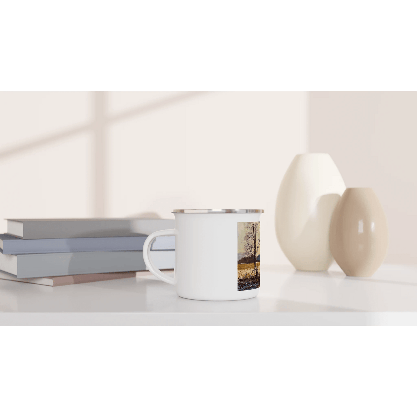 Promise - White 12oz Enamel Mug - eduardgurevich