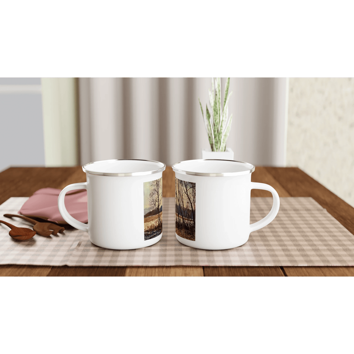 Promise - White 12oz Enamel Mug - eduardgurevich
