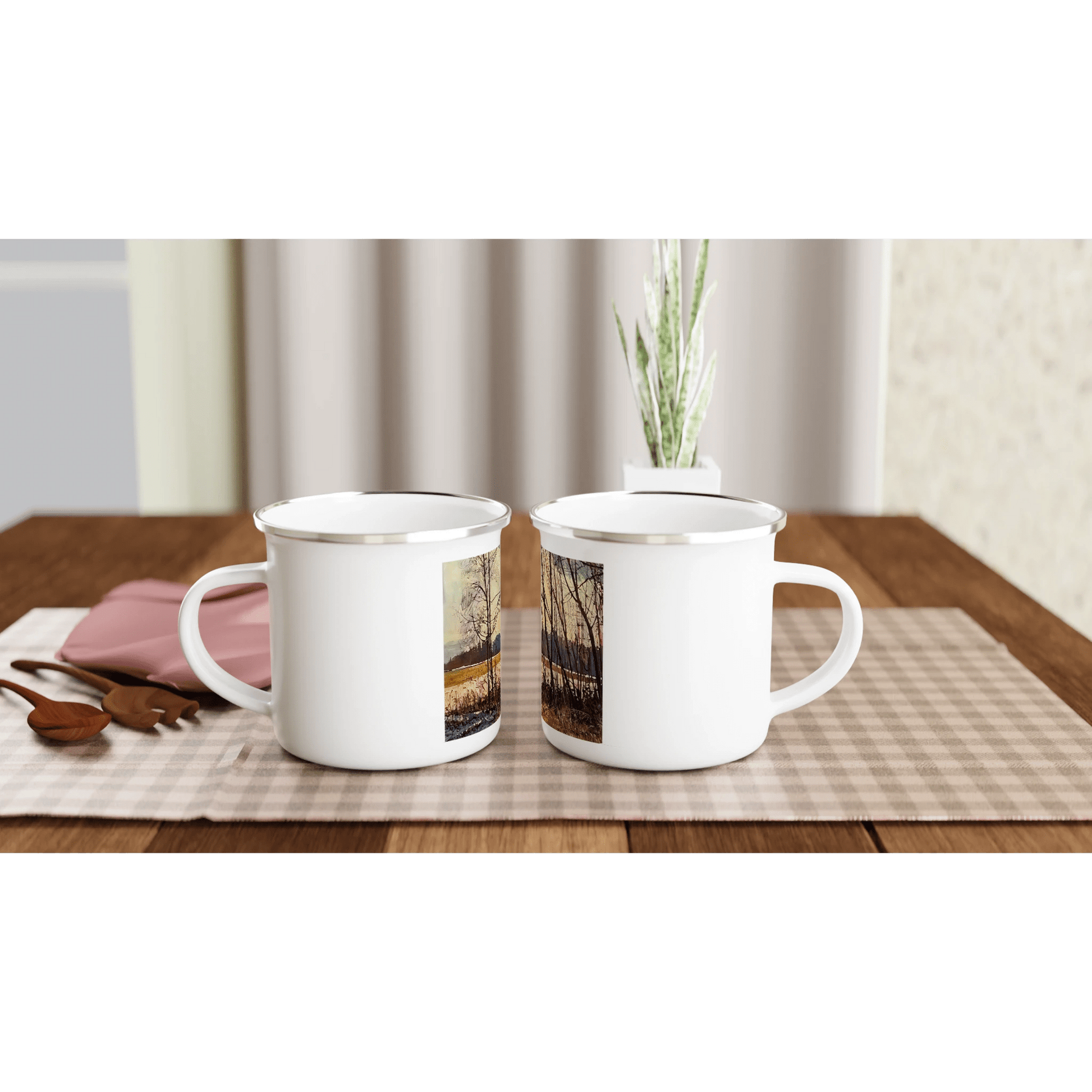 Promise - White 12oz Enamel Mug - eduardgurevich