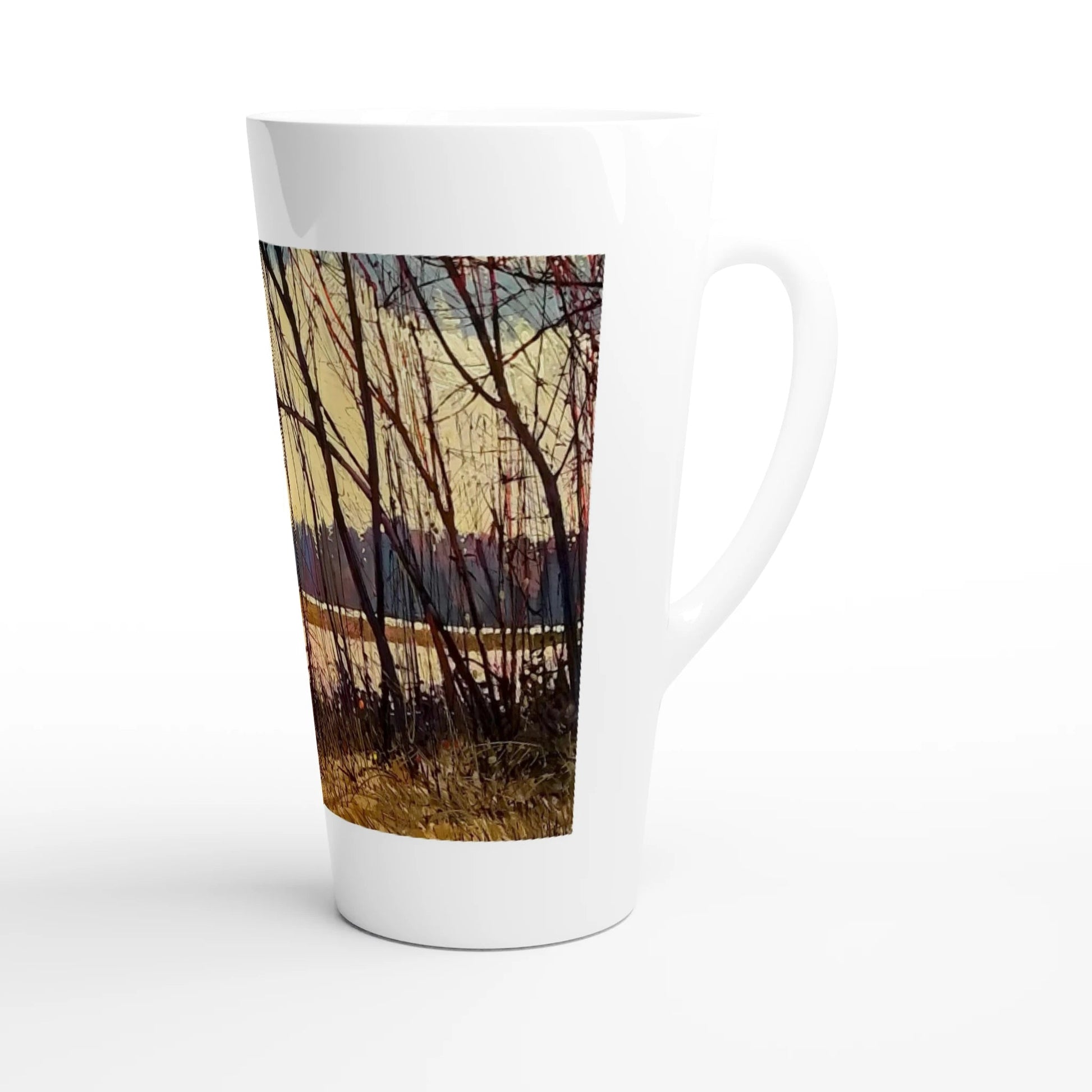 Promise - White Latte 17oz Ceramic Mug - eduardgurevich