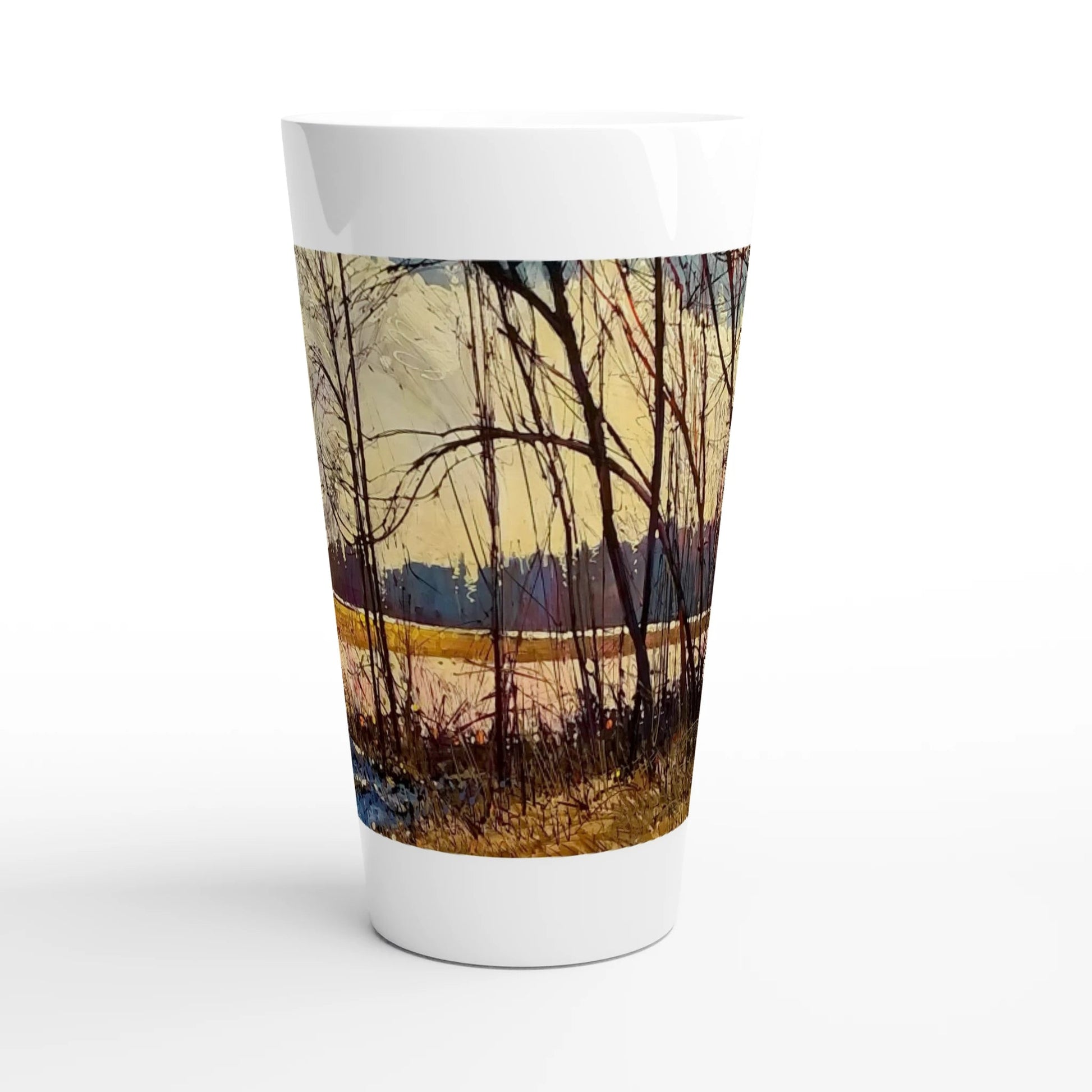 Promise - White Latte 17oz Ceramic Mug - eduardgurevich