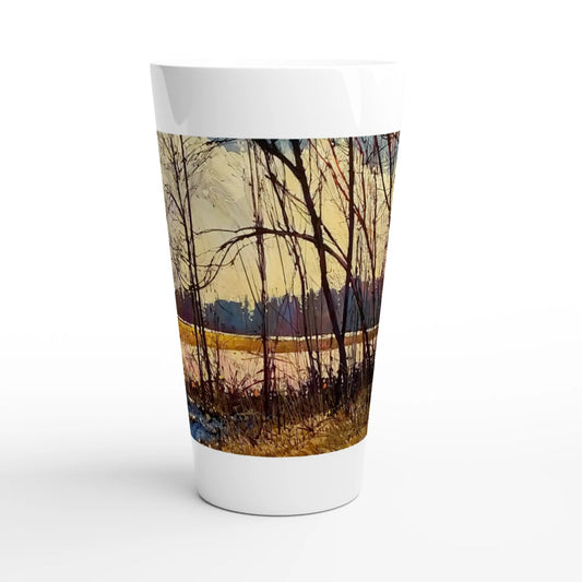 Promise - White Latte 17oz Ceramic Mug - eduardgurevich
