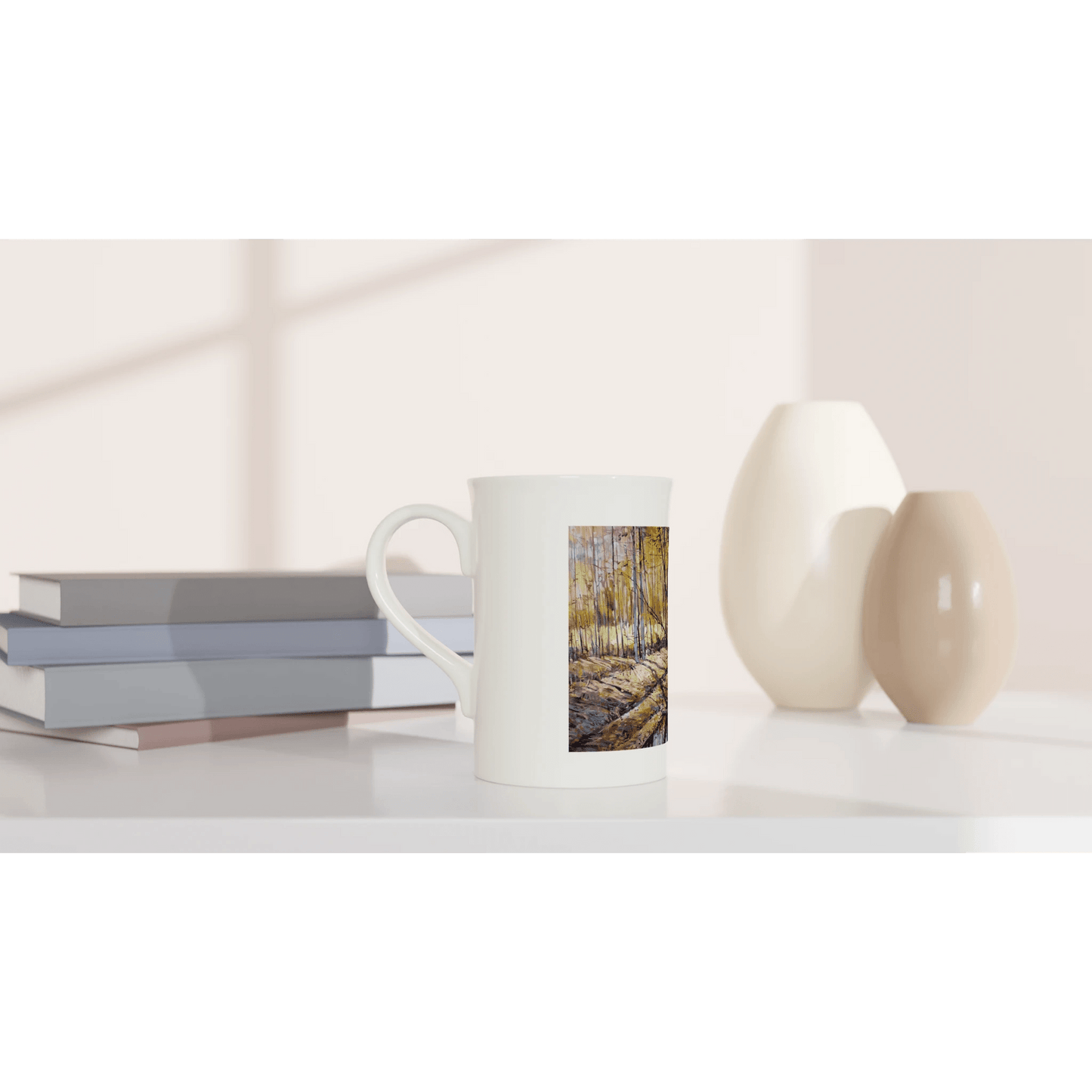 Promising - White 10oz Porcelain Slim Mug - eduardgurevich