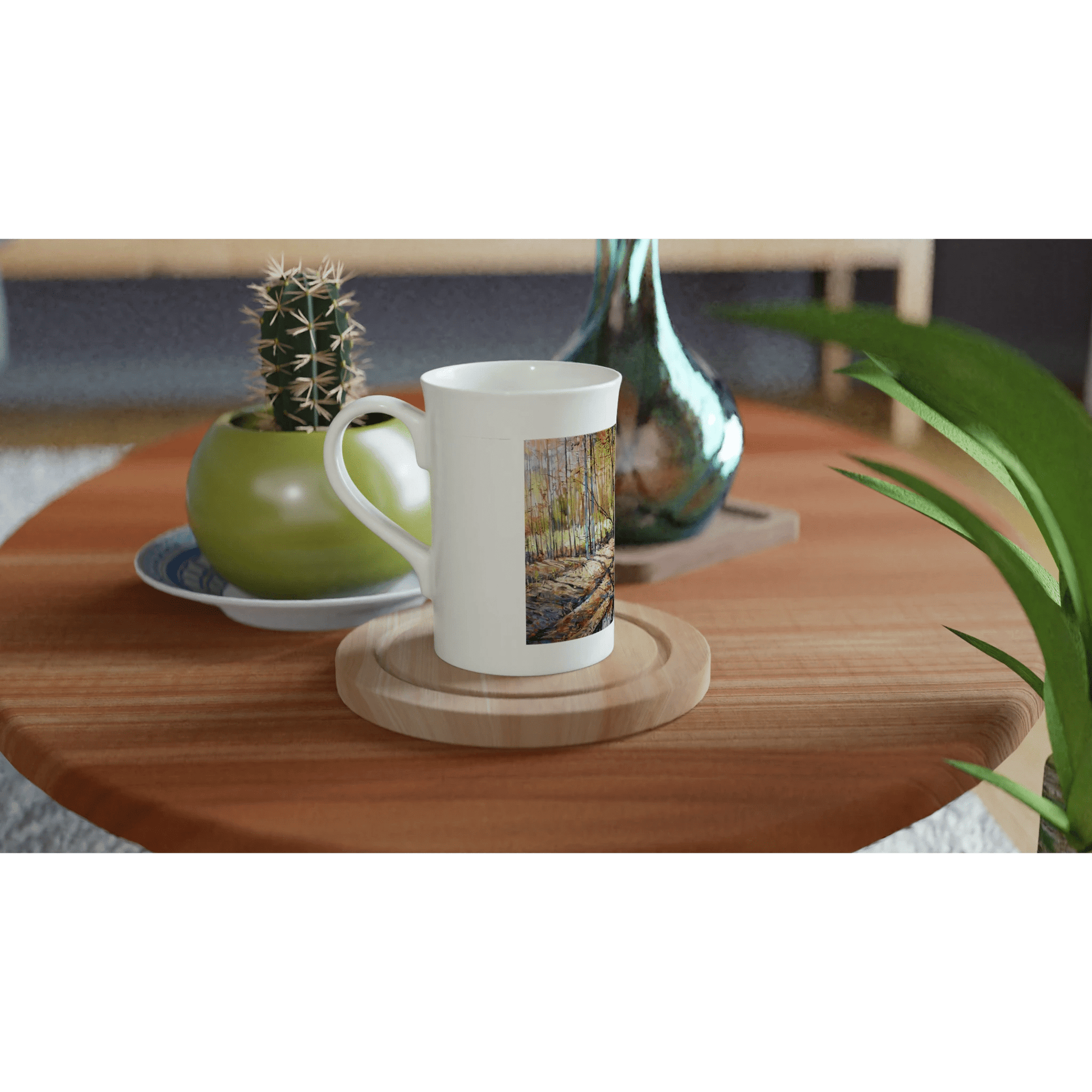 Promising - White 10oz Porcelain Slim Mug - eduardgurevich