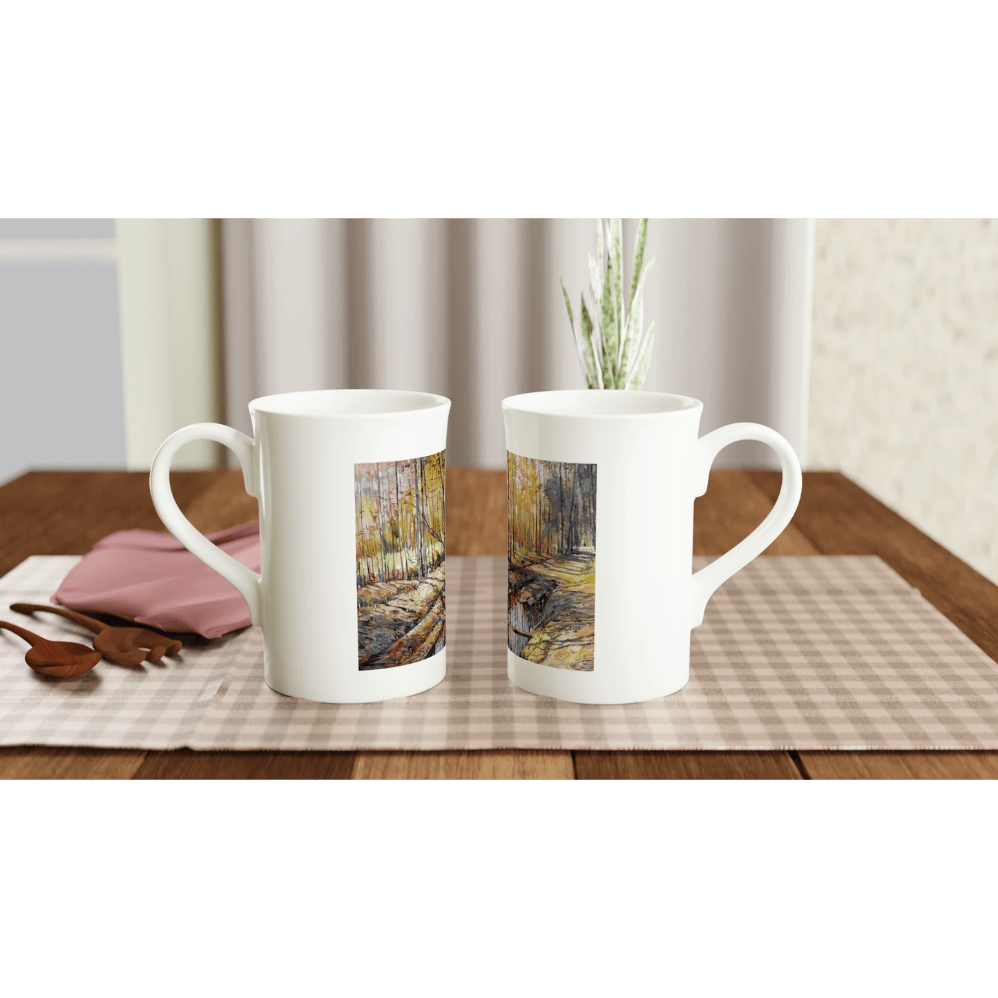 Promising - White 10oz Porcelain Slim Mug - eduardgurevich
