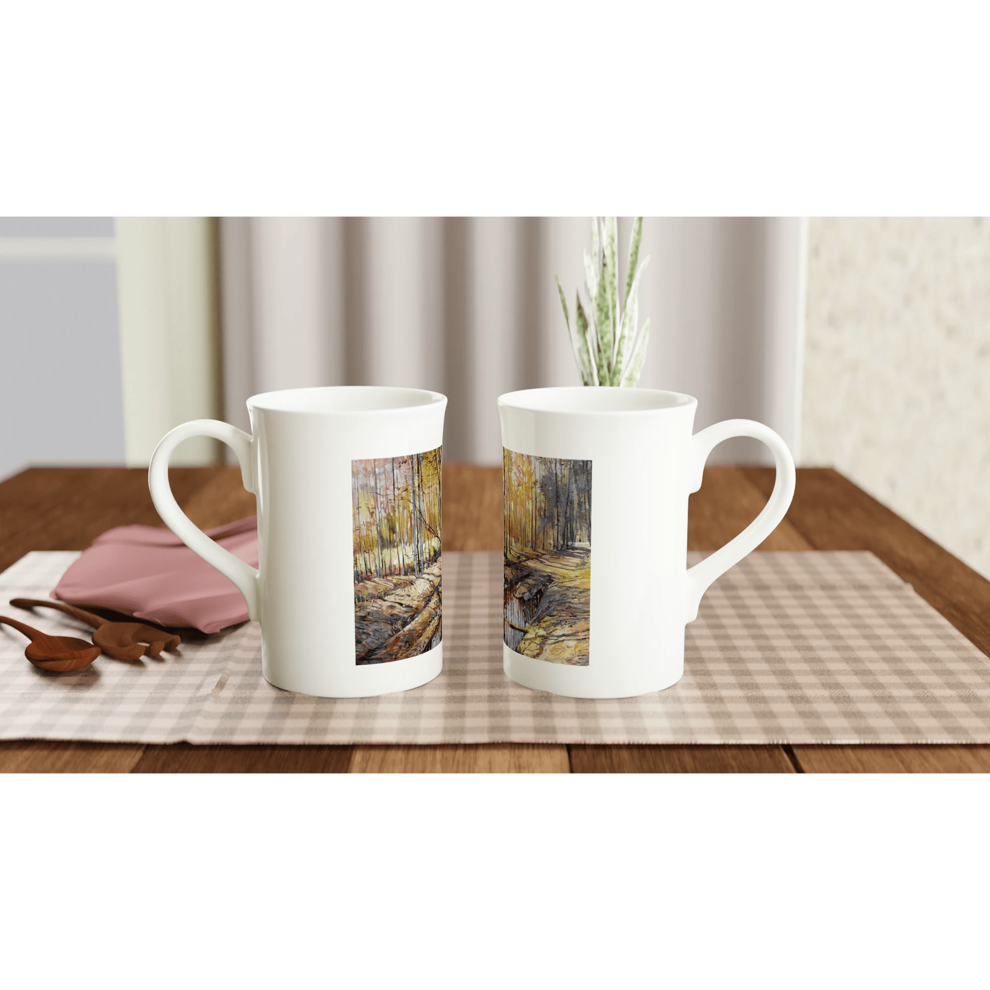 Promising - White 10oz Porcelain Slim Mug - eduardgurevich