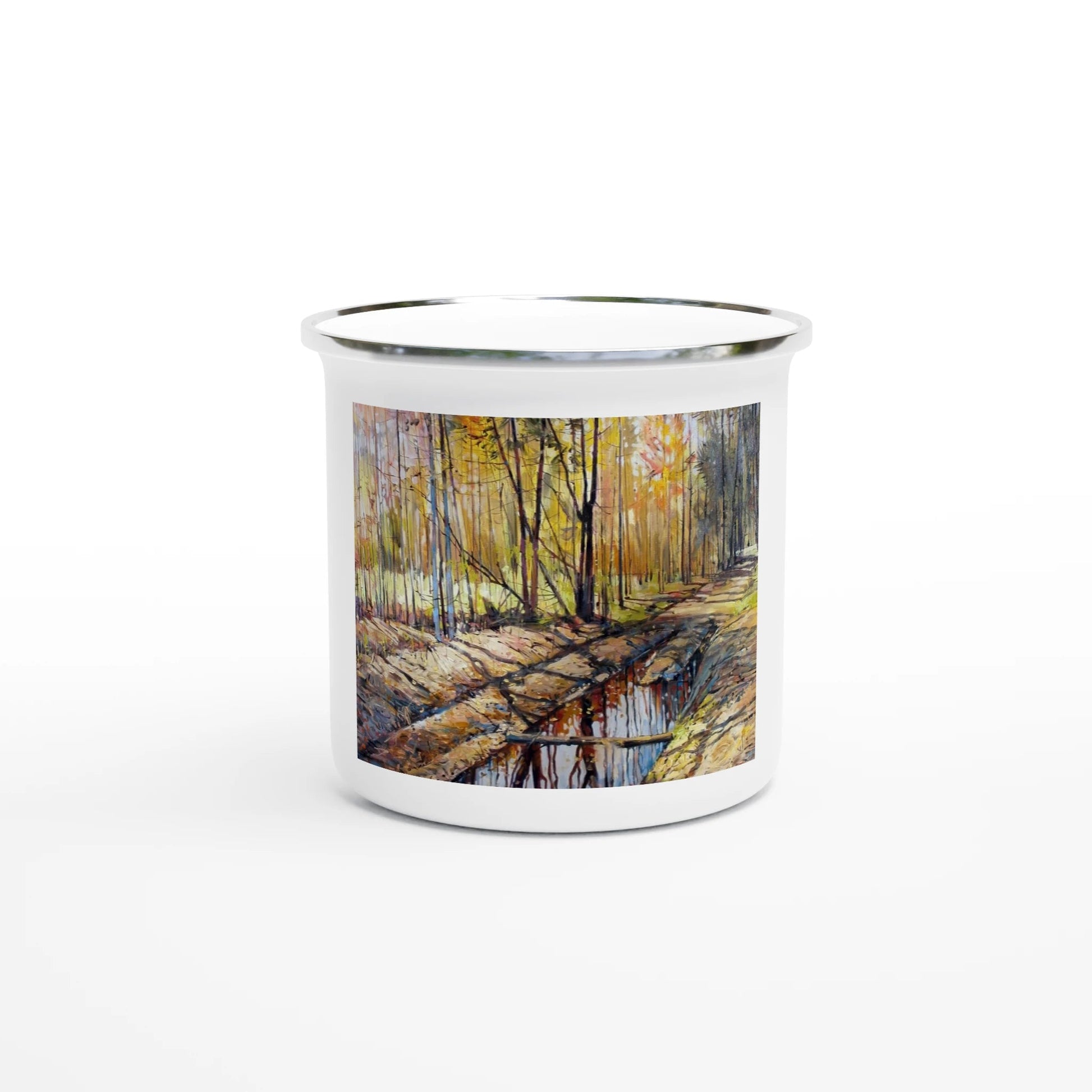 Promising - White 12oz Enamel Mug - eduardgurevich
