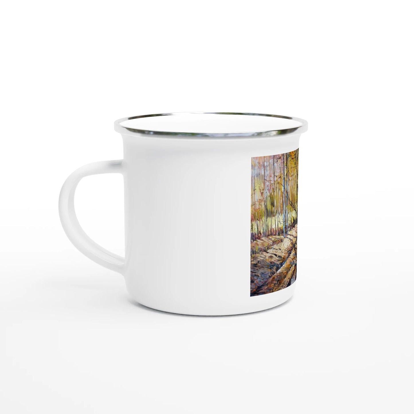 Promising - White 12oz Enamel Mug - eduardgurevich