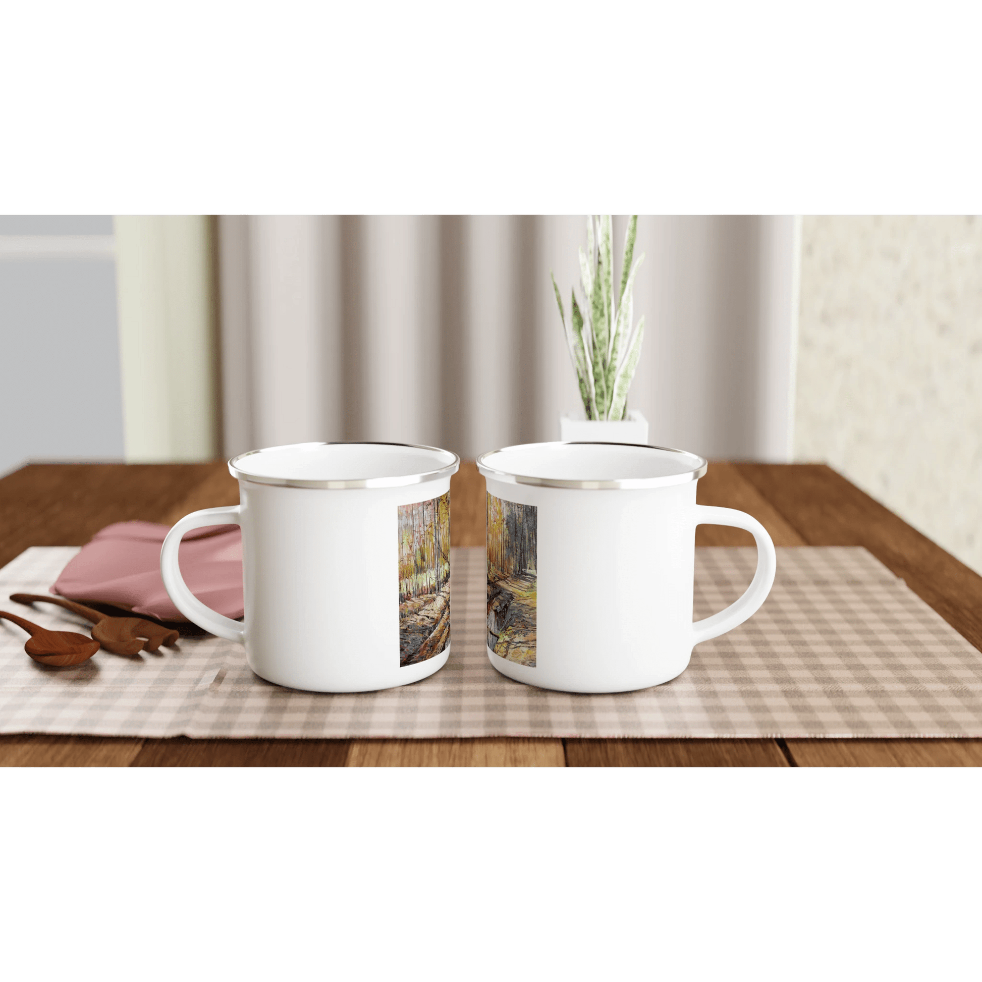 Promising - White 12oz Enamel Mug - eduardgurevich