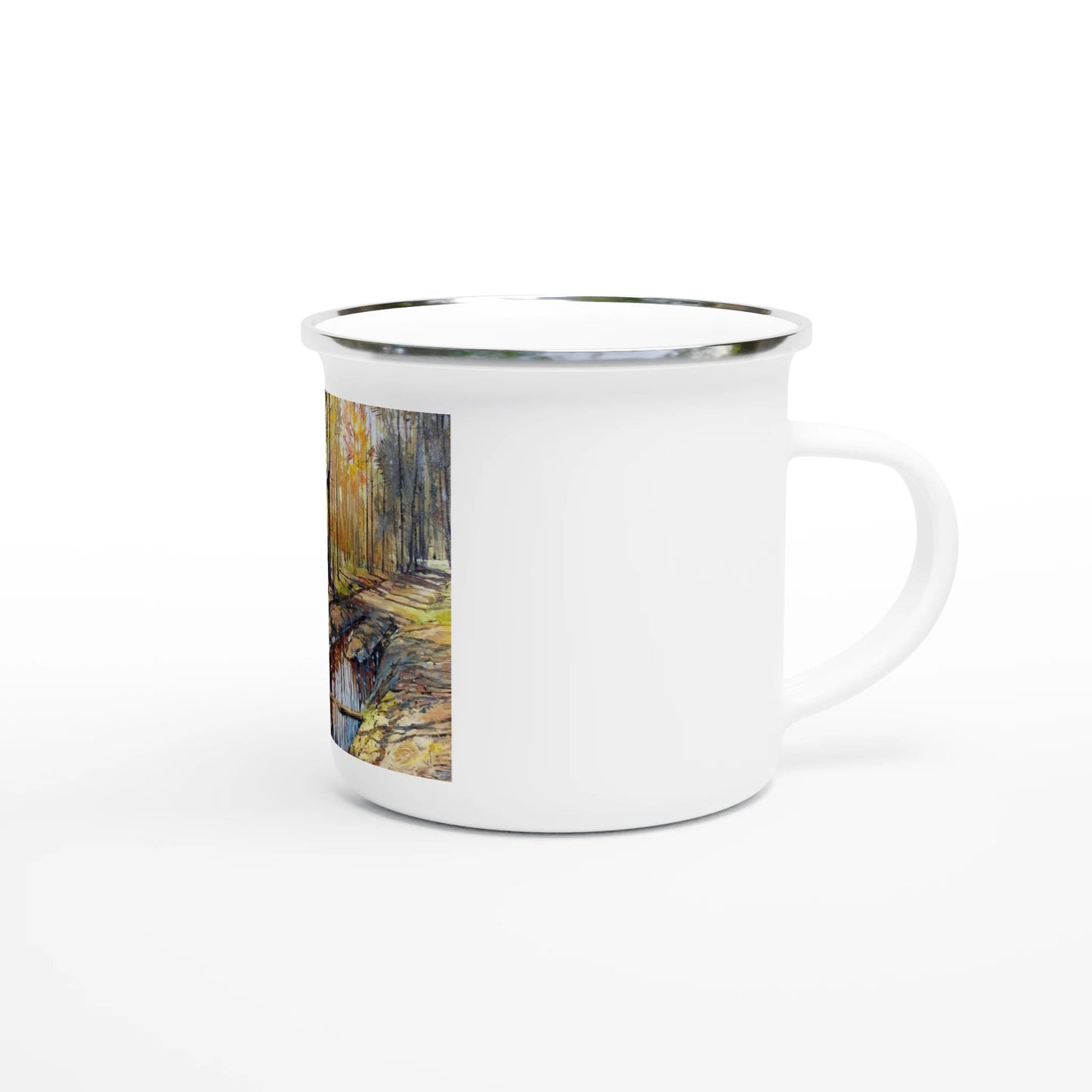 Promising - White 12oz Enamel Mug - eduardgurevich