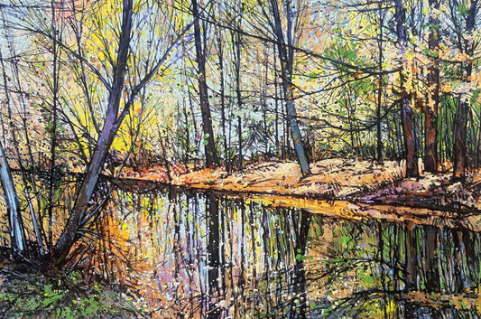 River life - eduardgurevich Acrylic 40x60
