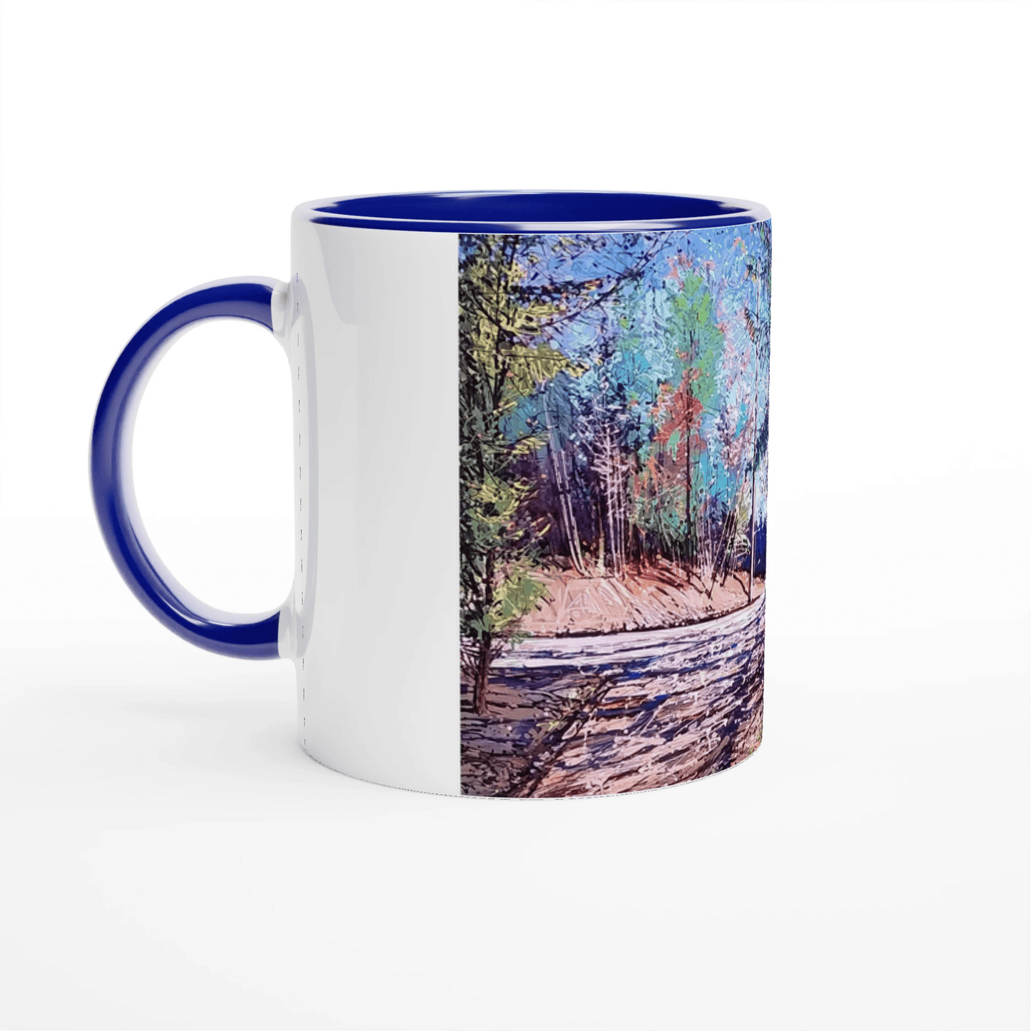Road twist - 11oz Ceramic Mug - eduardgurevich