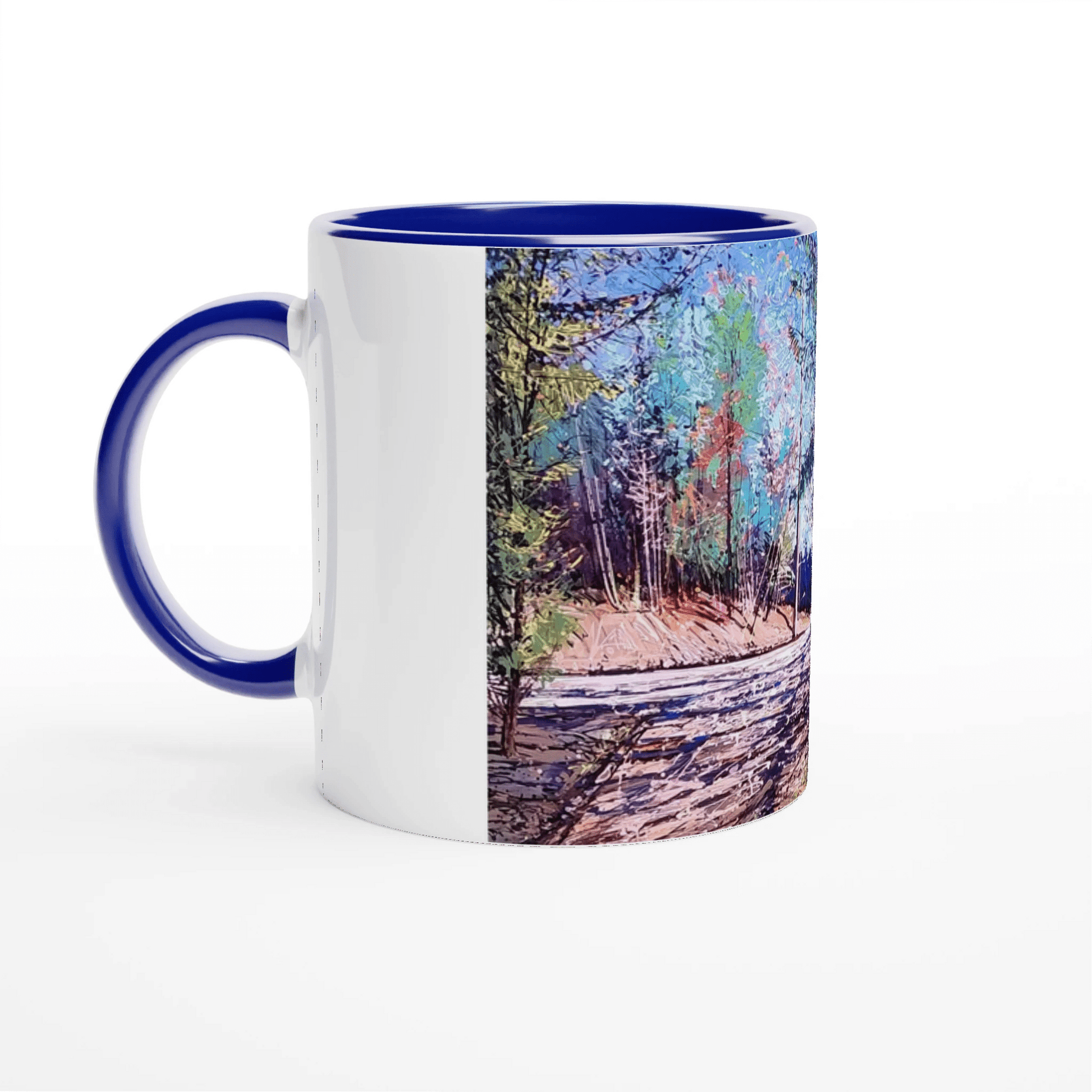 Road twist - 11oz Ceramic Mug - eduardgurevich