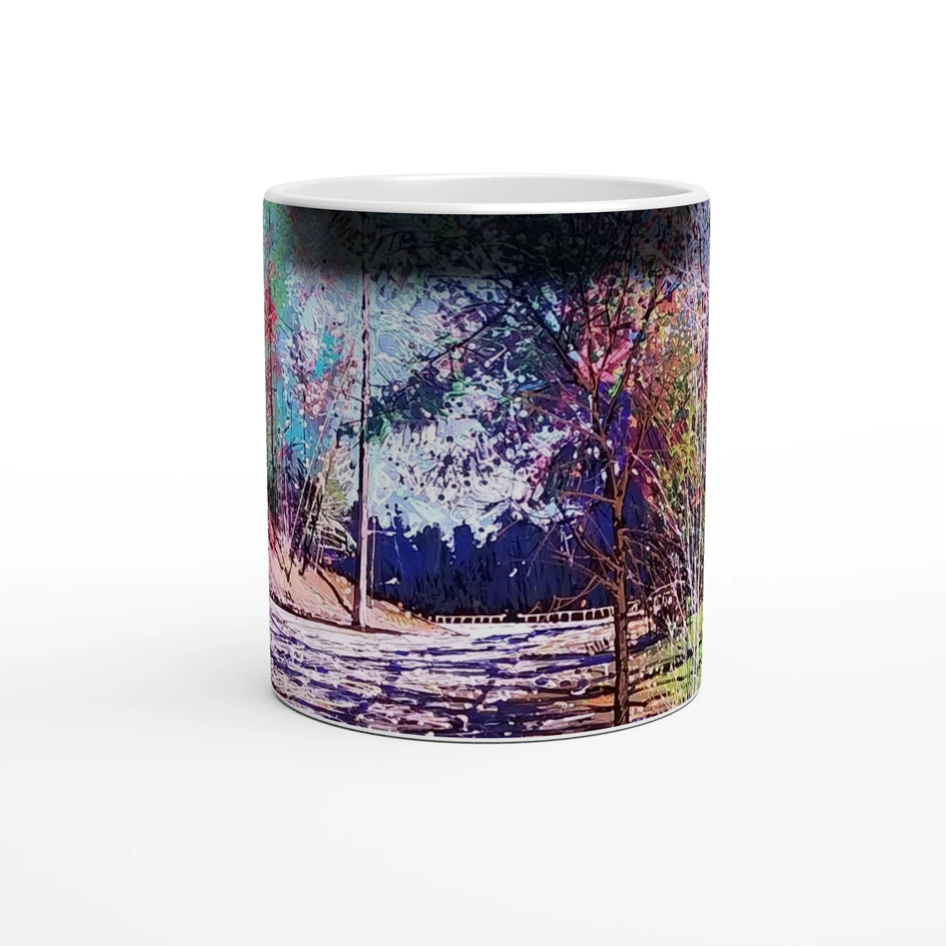 Road twist - Magic 11oz Ceramic Mug - eduardgurevich