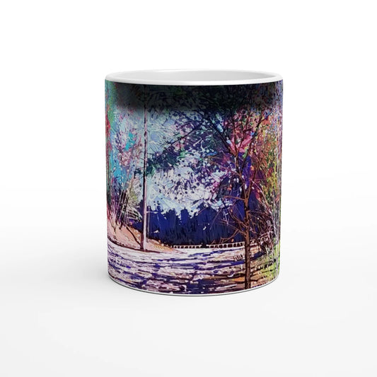 Road twist - Magic 11oz Ceramic Mug - eduardgurevich