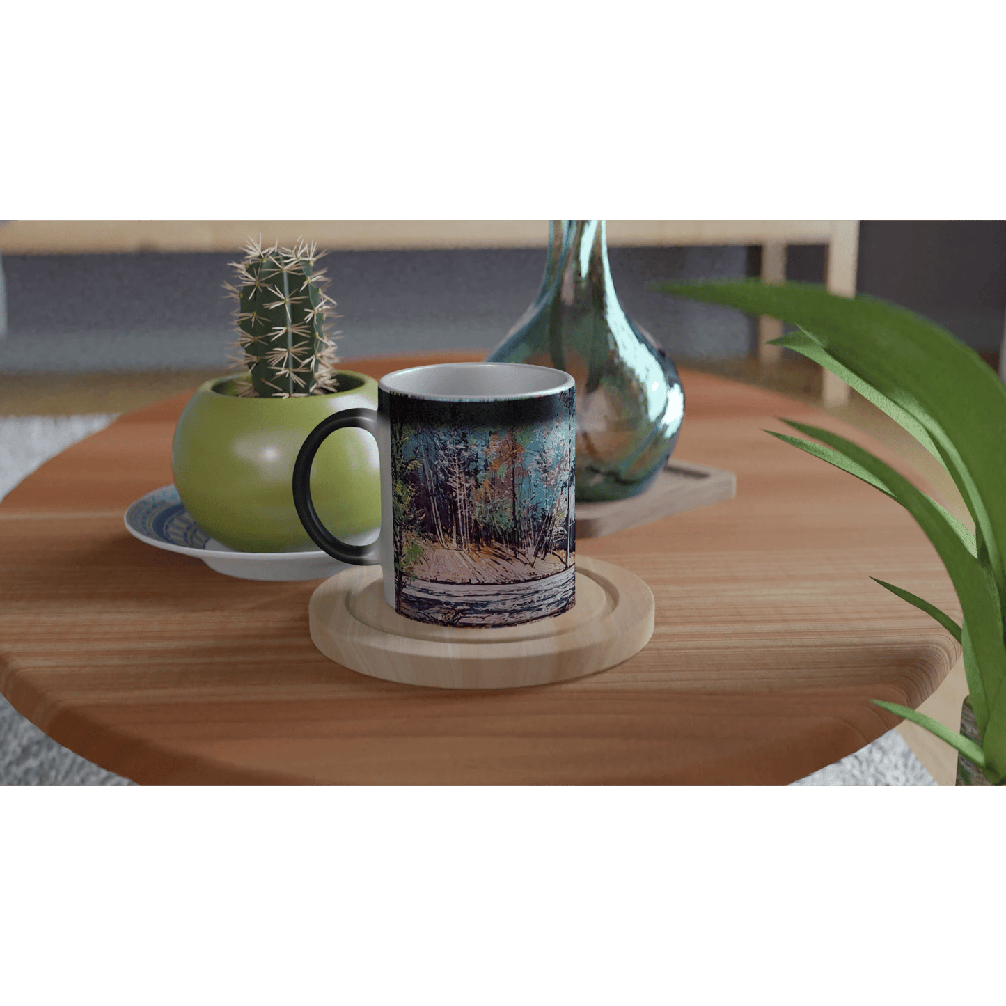 Road twist - Magic 11oz Ceramic Mug - eduardgurevich