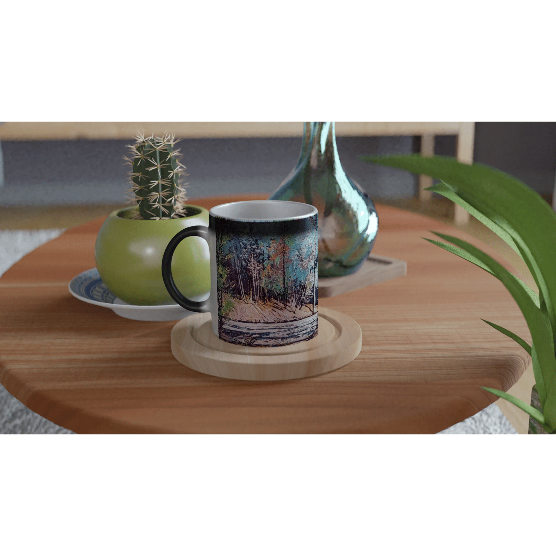 Road twist - Magic 11oz Ceramic Mug - eduardgurevich