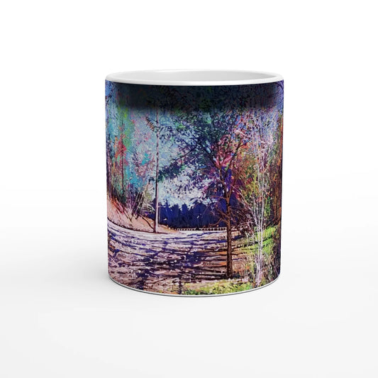 Road twist - Magic 11oz Ceramic Mug - eduardgurevich