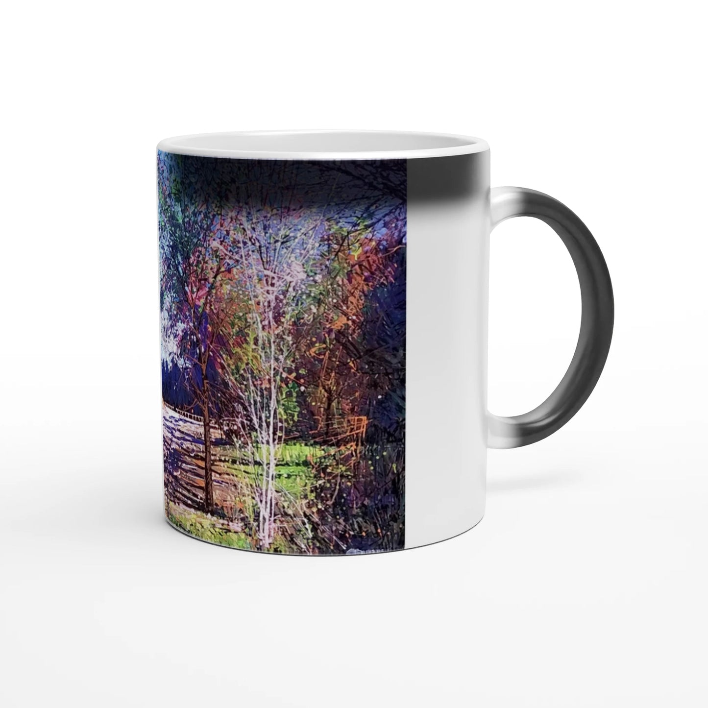 Road twist - Magic 11oz Ceramic Mug - eduardgurevich