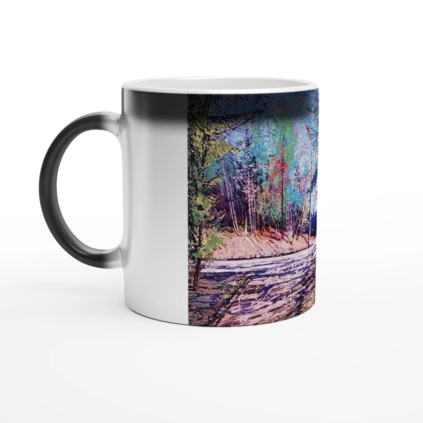 Road twist - Magic 11oz Ceramic Mug - eduardgurevich