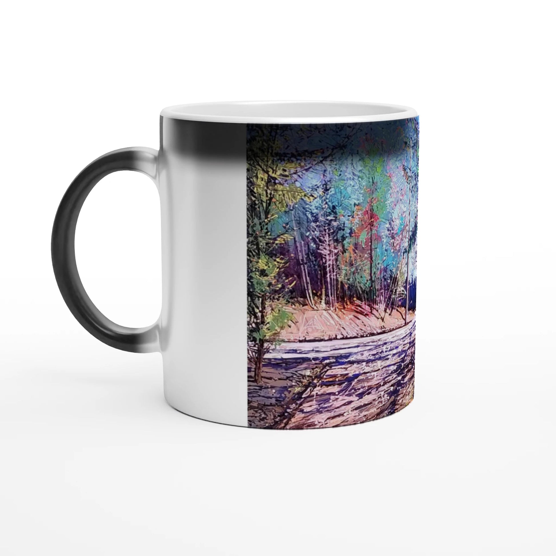Road twist - Magic 11oz Ceramic Mug - eduardgurevich