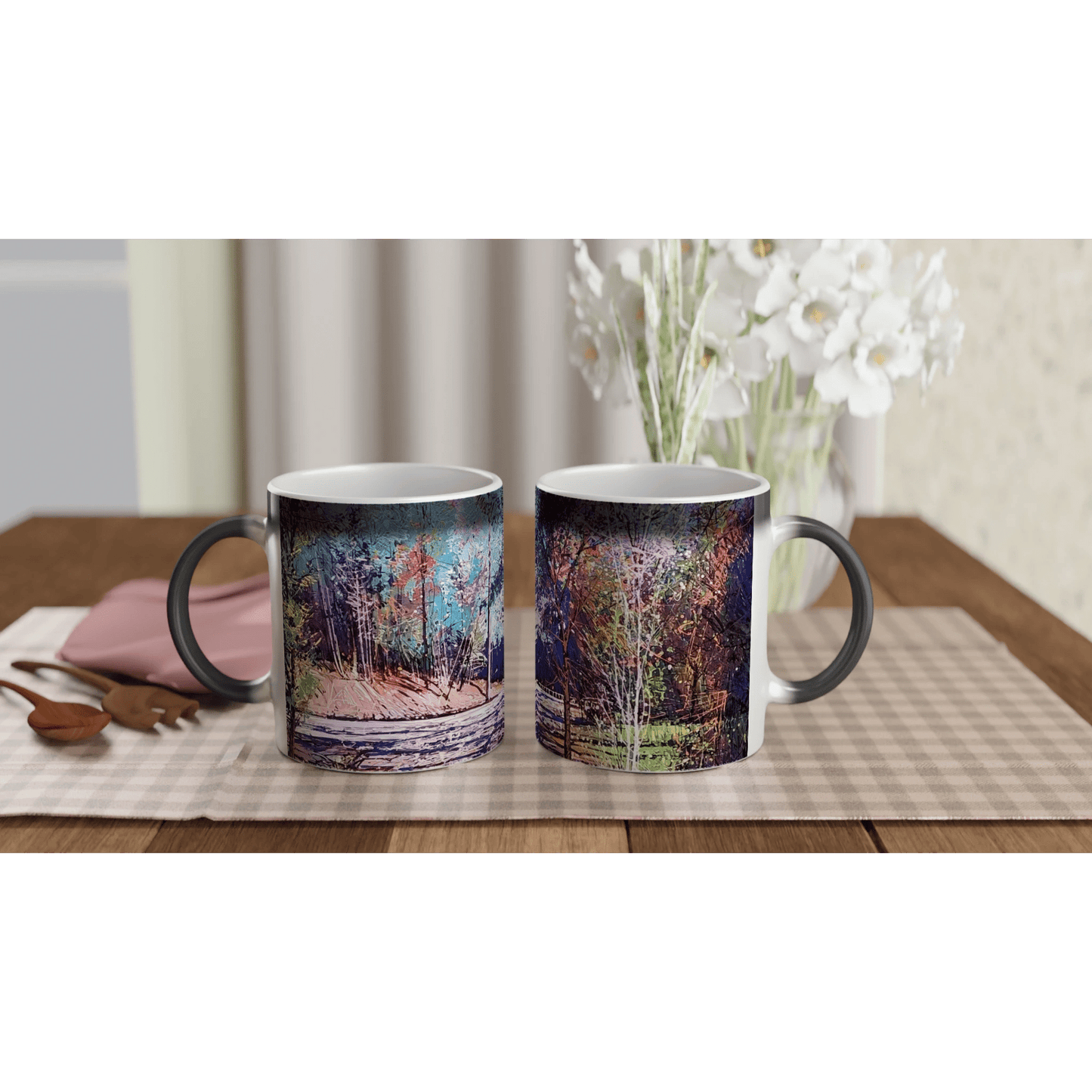 Road twist - Magic 11oz Ceramic Mug - eduardgurevich