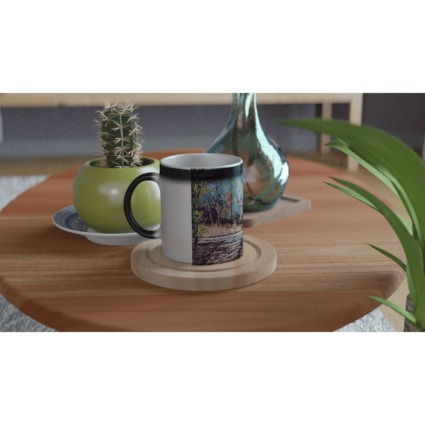 Road twist - Magic 11oz Ceramic Mug - eduardgurevich