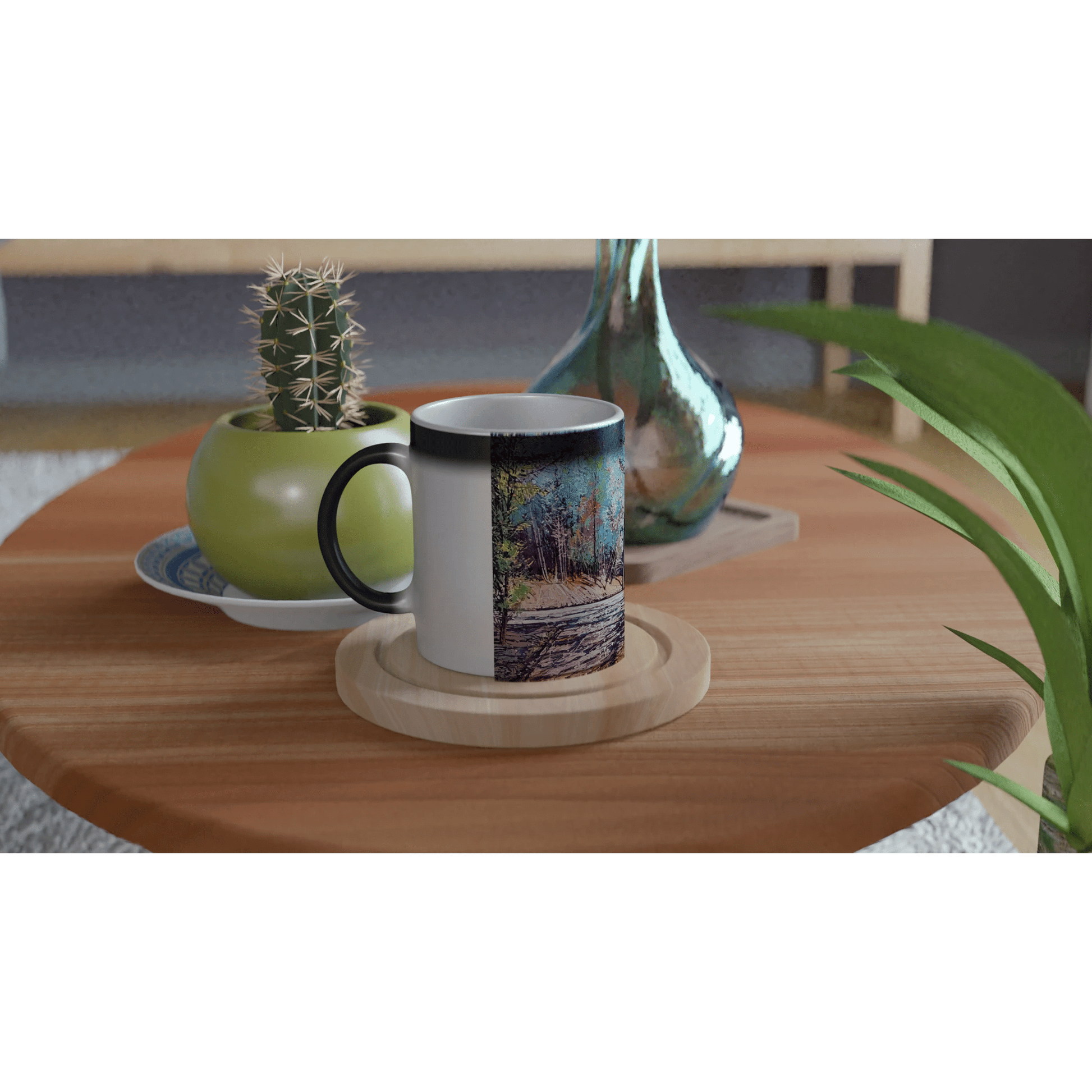 Road twist - Magic 11oz Ceramic Mug - eduardgurevich