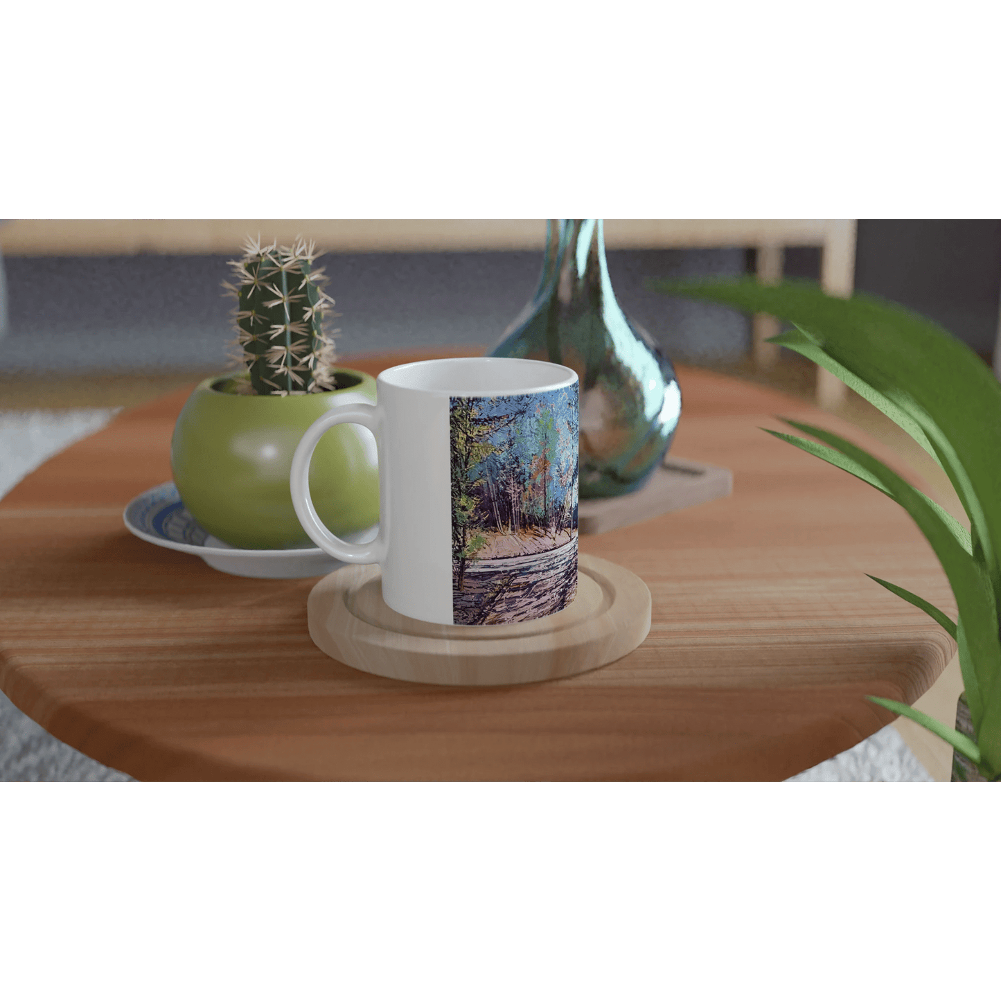 Road twist - White 11oz Ceramic Mug - eduardgurevich