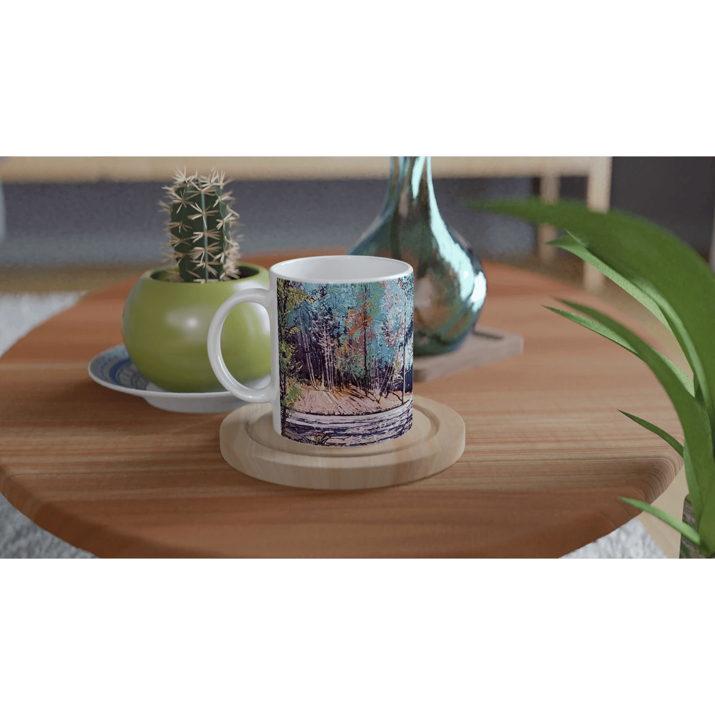 Road twist - White 11oz Ceramic Mug - eduardgurevich