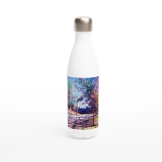 Road twist - White 17oz Stainless Steel Water Bottle - eduardgurevich