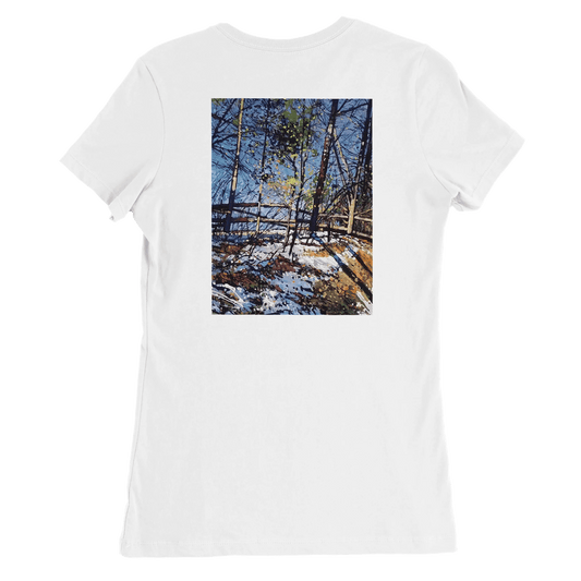 Roadside assistance - Premium Womens Crewneck T-shirt | Bella + Canvas 6004 - eduardgurevich S