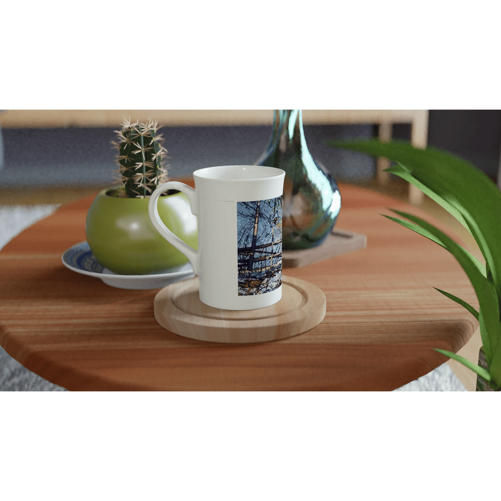 Roadside assistance - White 10oz Porcelain Slim Mug - eduardgurevich