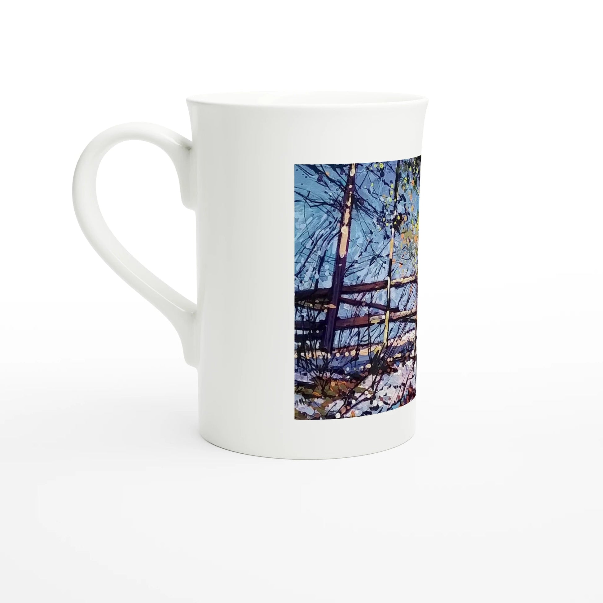 Roadside assistance - White 10oz Porcelain Slim Mug - eduardgurevich