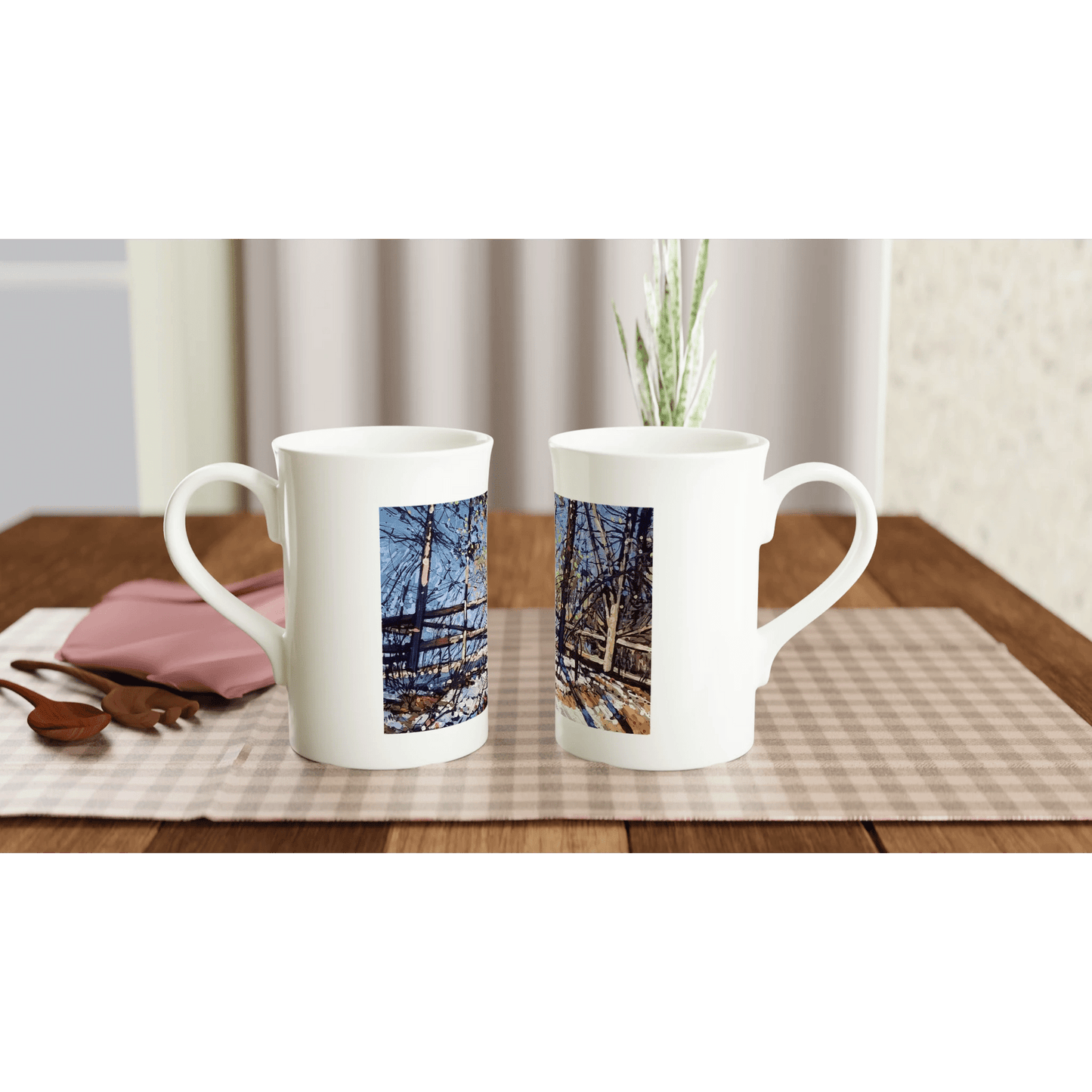 Roadside assistance - White 10oz Porcelain Slim Mug - eduardgurevich