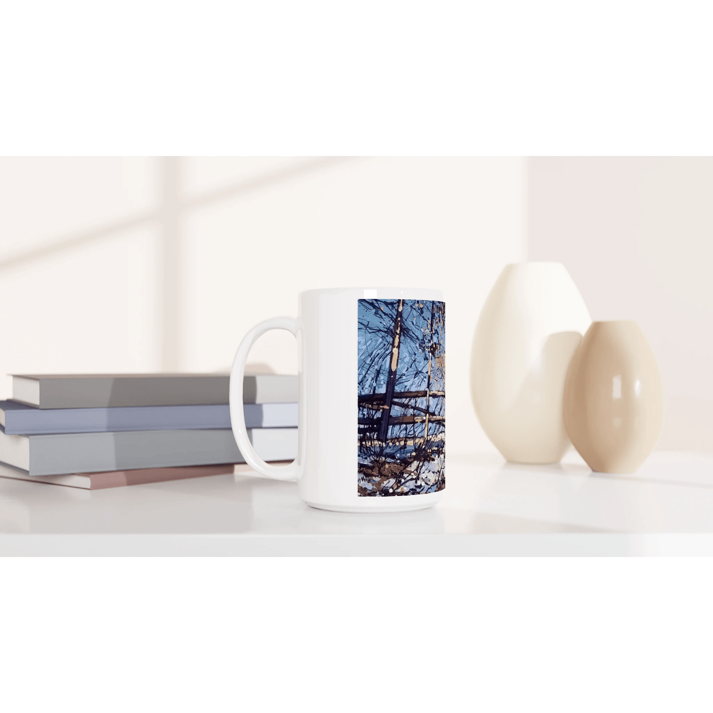 Roadside assistance - White 15oz Ceramic Mug - eduardgurevich