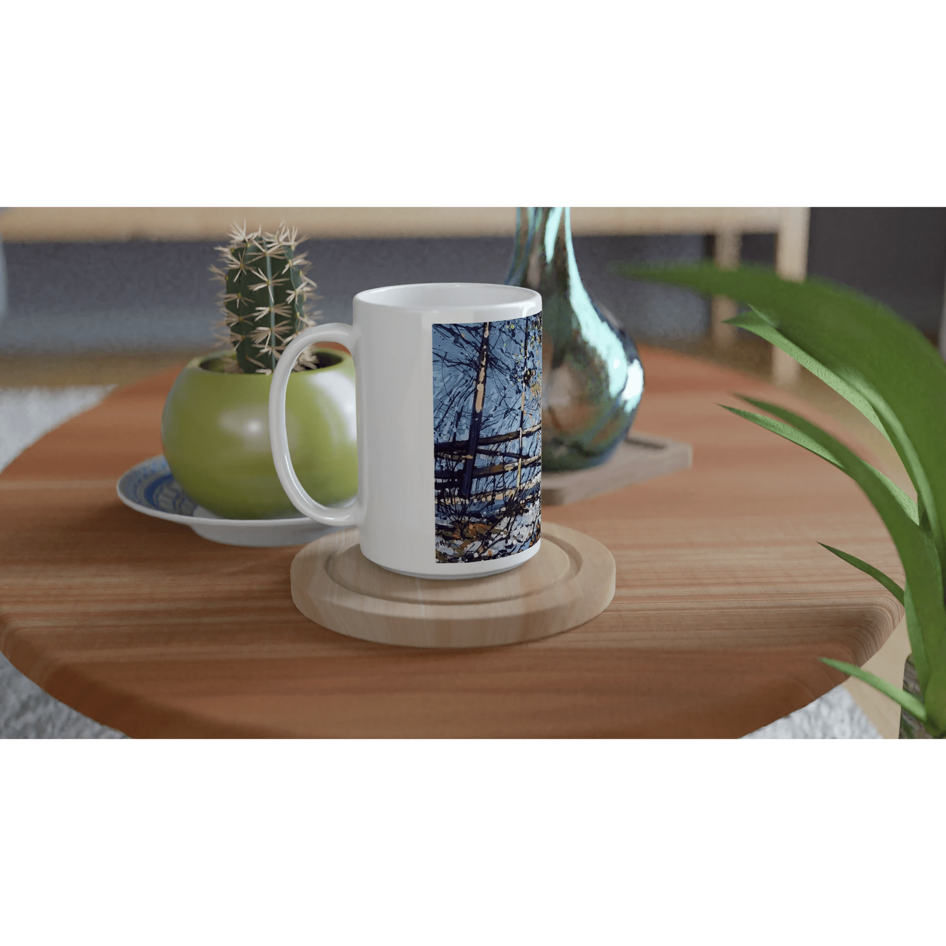 Roadside assistance - White 15oz Ceramic Mug - eduardgurevich