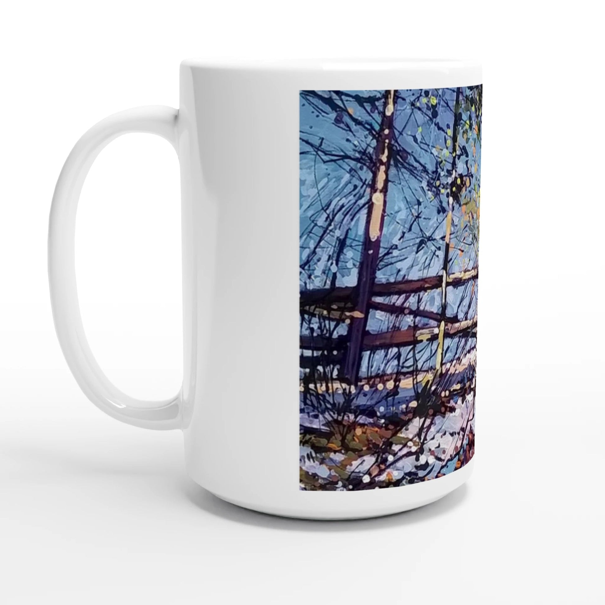 Roadside assistance - White 15oz Ceramic Mug - eduardgurevich